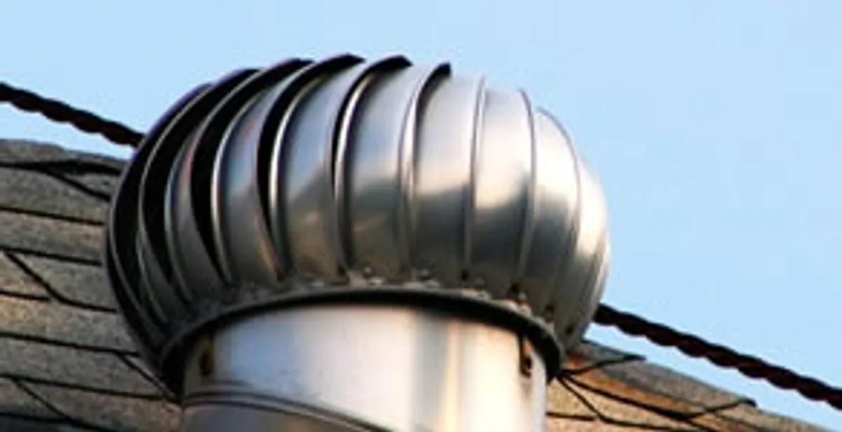 attic fan installation services with professionally installed roof ventilation unit in Pasadena, CA