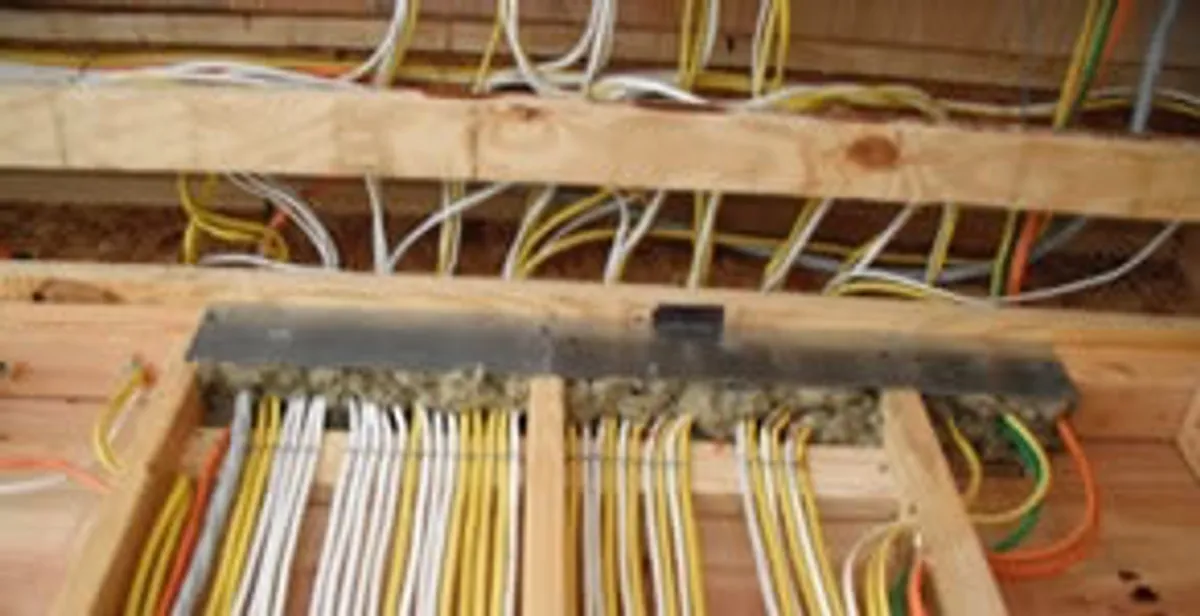 new construction wiring services with organized electrical rough-in performed by licensed electricians in Pasadena, CA